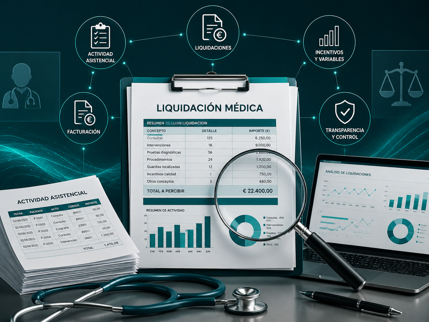 Cómo verificar liquidaciones médicas y comprobar tu actividad profesional